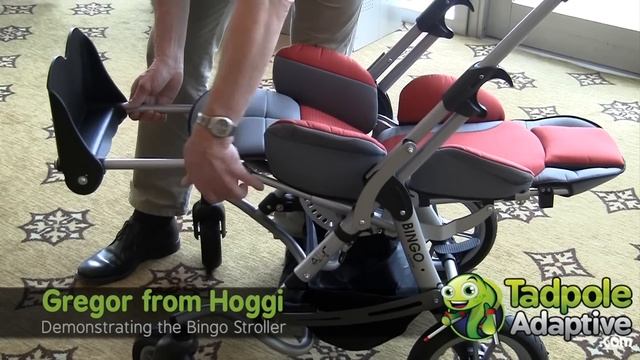 Tadpole Adaptive: Hoggi Bingo Special Needs Stroller with Gregor