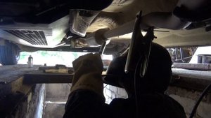 Новый Renault Logan сварка  выхлопной трубы