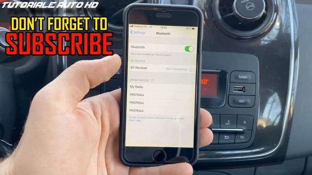 How to Pair Phone Bluetooth Dacia Renault Car Kit Audio System смотреть онлайн