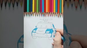 поли рабокар,,, HOW TO DRAW ROBOCAR POLI