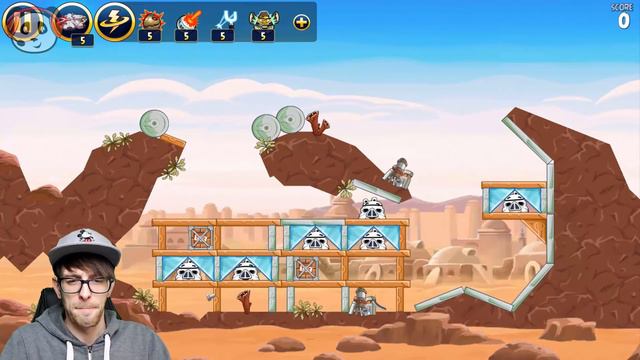 ANGRY BIRDS Star Wars 🐤 Part 5 🐷 Pandido Gaming смотреть онлайн