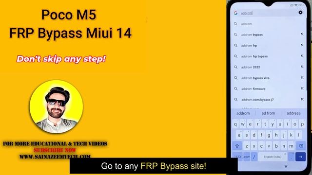 POCO M5 FRP Bypass MIUI 14 Google Account Without PC, Activity Launcher Apps Not Working New Trick