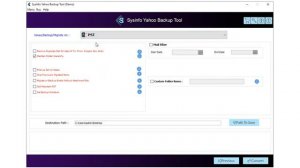 How to Backup Yahoo Mailboxes using Sysinfo Yahoo Backup Tool