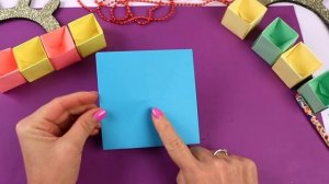 ПОТРЯСАЮЩАЯ КОРОБОЧКА ДЛЯ МЕЛОЧЕЙ ИЗ БУМАГИ БЕЗ КЛЕЯ!