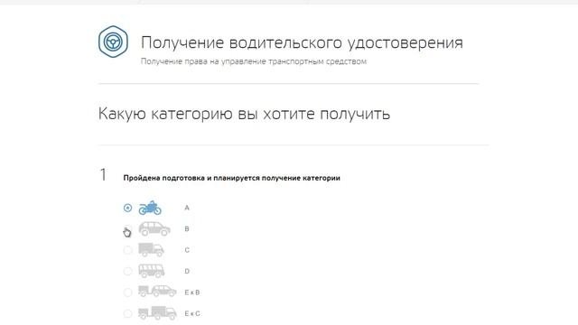 Получение водительского удостоверения (ВУ)