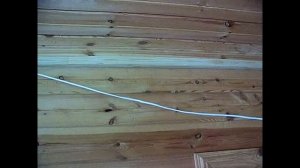 Пример монтажа открытой проводки. Часть 1. Из серии "Частный дом".