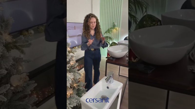 Маленький санузел: какую мебель и сантехнику выбрать? Комплект 4в1 решит проблему #ремонт #cersanit