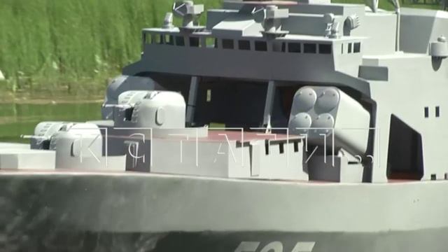 Огромную копию БПК типа "Удалой", в котором помещаются 2 человека,  построил житель Кстовского р-она
