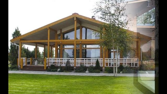 Примеры проектов домов из бруса от СК "ЭКОДОМ" смотреть онлайн