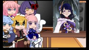 Inazuma reacts to Raiden Ei /Yae miko X Ei\