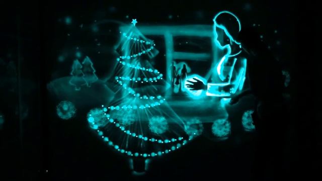 Новогоднее шоу световых картин смотреть онлайн