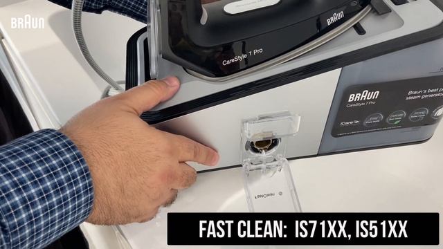 Очистка парогенератора Braun серии 7 PRO