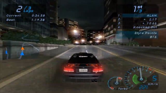 Need For Speed: Underground - Race #72 - Draw Bridge Blitz (Lap Knock Out) смотреть онлайн