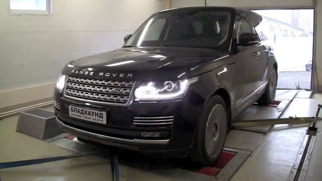 Замер мощности после чип-тюнинга RangeRover 3,0TDV6 2013MY
