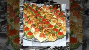 Видео-рекомендации по оформлению фуршетного стола