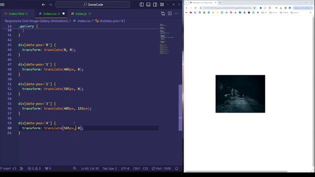 Создание адаптивной сетки изображений с анимацией на HTML, CSS и JavaScript смотреть онлайн