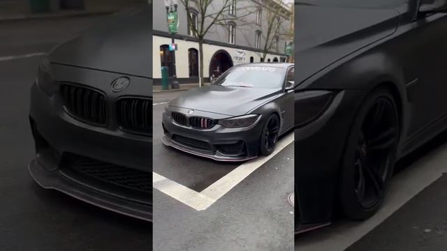 BMW M3 F80 Satin Black Wrap