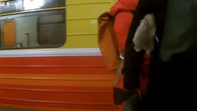 "Есть!" Метропоезд 81.714/717 (ММ3/МВМ) Спецсостав "Синергия-1" ст.    Белорусская смотреть онлайн