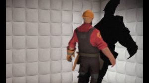Engineer TF2 goes insane and is put in a mental asylum.