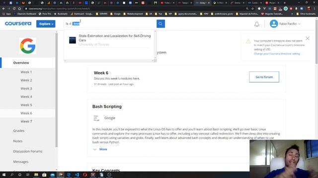 ? Learn Python with Google | Bash Scripting  | Video Log - Week 9