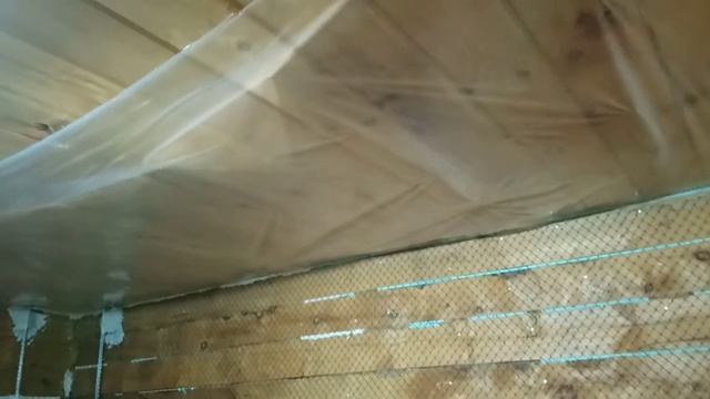 Штукатурка дома из бруса. Мини дом часть 1. смотреть онлайн