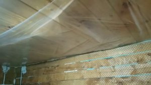 Штукатурка дома из бруса. Мини дом часть 1.