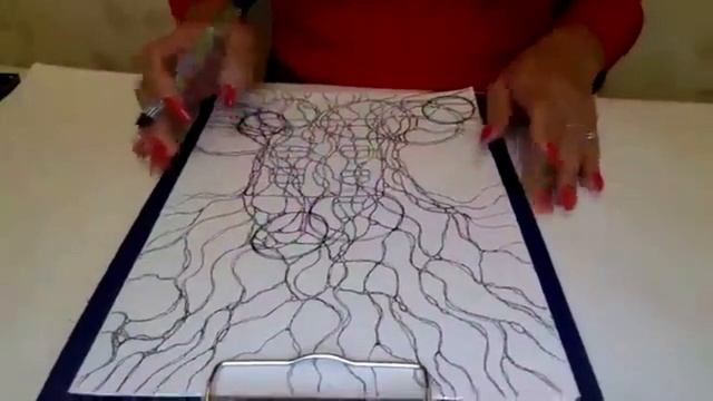 Нейрографика:  При помощи маркера и карандаша рисуем  дом или квартиру.mp4