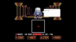 Undertale: Bits and Pieces Mod Sans Fight + Genocide Ending