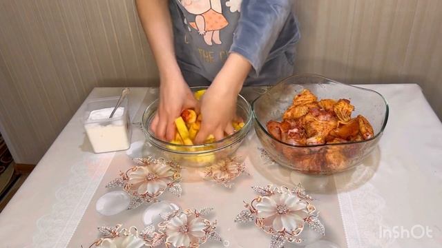 Я НАШЛА РЕЦЕПТ самой СОЧНОЙ КУРИЦЫ !!!! И картошки по ДЕРЕВЕНСКИ ????????????