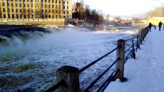 Нарвский водопад. Порог водопада. смотреть онлайн