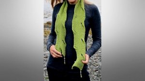 78 Оформление вязаных шарфов - Идеи