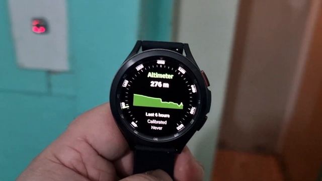 Как работает Альтиметр на часах Galaxy Watch 4/Измерение высоты над уровнем моря