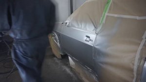 ВАЗ-2114. Подготовка к покраске.Покраска серебра в переход. Авто готово.