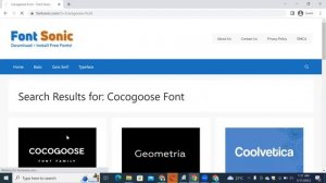 How to Download and Install Cocogoose Font Free Download in Adobe Photoshop