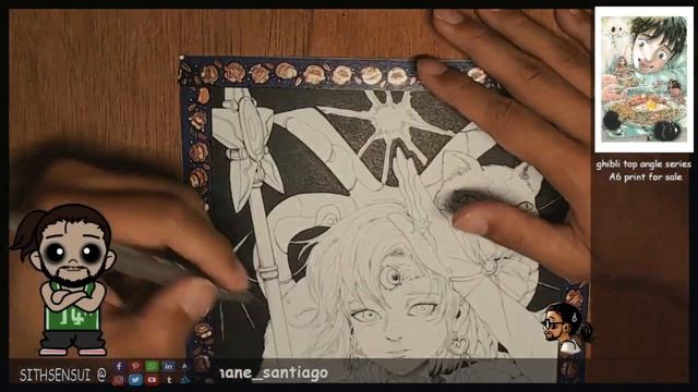 dark sailor mercury drawing process