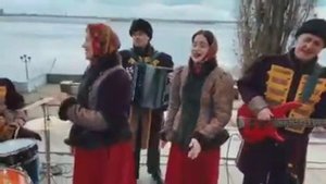 "Ой да, как наши космонавты", муз. привет из г. Саратов (место приземления Ю. Гагарина)