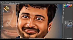 digital painting tutorial | oil painting photoshop in Tamil