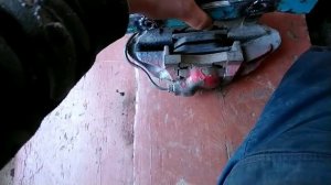 Тормозной суппорт классика на минитрактор переломку. Тормоза на кардан..