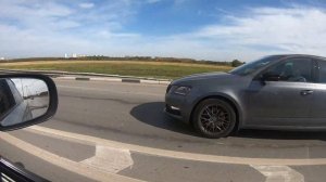 Subaru Legacy 2.0 260hp vs Skoda Octavia 1.8 240hp Stage1!