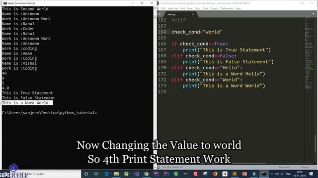 Python if elif else Condition Tutorial Part 5