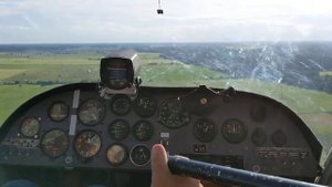 Самолёт "Птенец".Запуск, руление, взлет в а/п Гостилицы