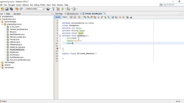 Programming in Java Accessing Private Members | Akib's Tricks BD