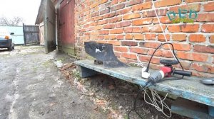 Удаляю краску,полирую. Новый плуг для тяжёлого мотоблока. С помощью крутой насадки.