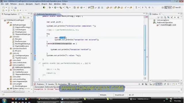 Java exception handling Tutorial | Exception Hierarchy In Java | Java Online Training | Free Demo