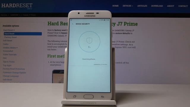 How to Detect Malware in SAMSUNG Galaxy J7 Prime - Virus Scan смотреть онлайн