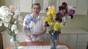 Букеты из ирисов