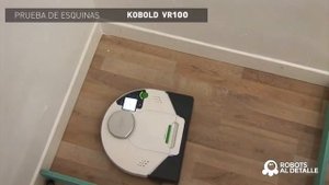Робот-пылесос Kobold VR 100 тест уборки углов