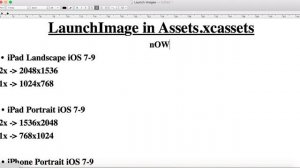 Launch Image Sizes in Assets.xcassets iOS | iOS Development