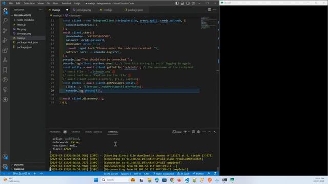 Gram.js DownloadMedia || Download File || Gram.JS || DownloadMedia