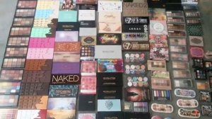 Все (почти) мои палетки теней на ковре | 14 июн. 2019 г